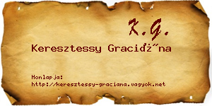 Keresztessy Graciána névjegykártya